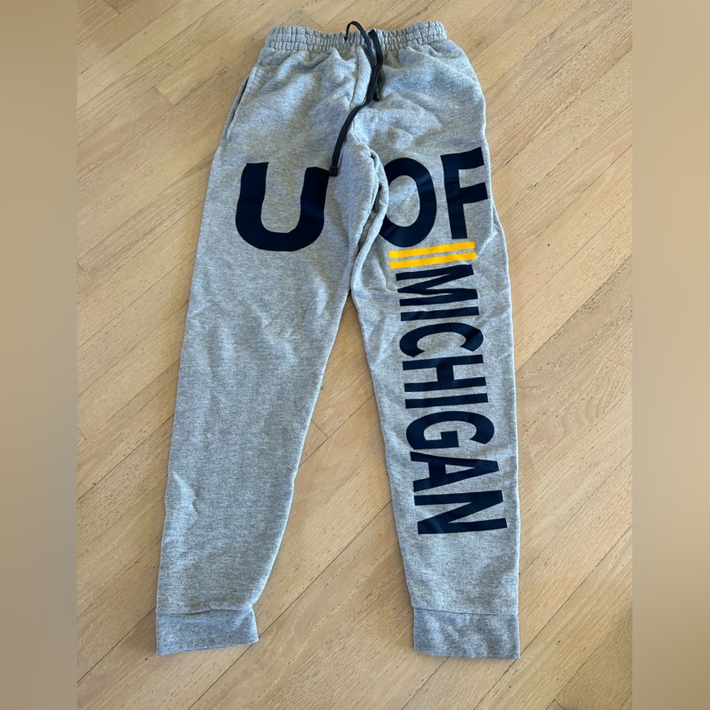Grey University of Michigan sweatpants